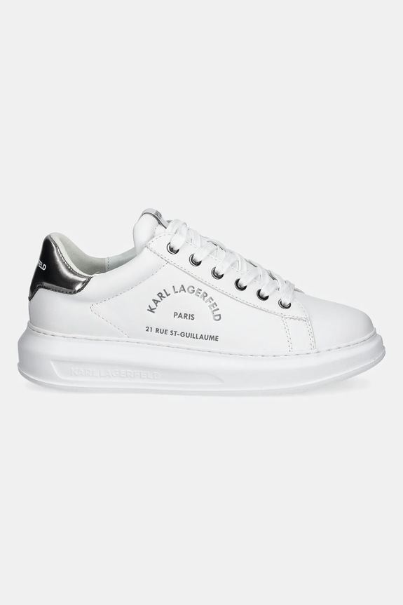 Kožené tenisky Karl Lagerfeld KAPRI MENS KL52538K.01S bílá SS25