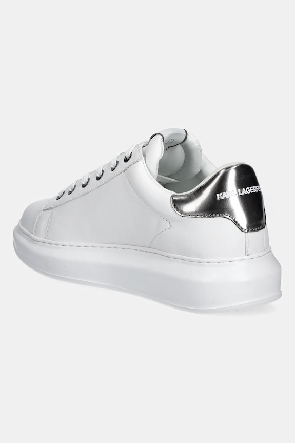 Boty Kožené tenisky Karl Lagerfeld KAPRI MENS KL52538K.01S bílá