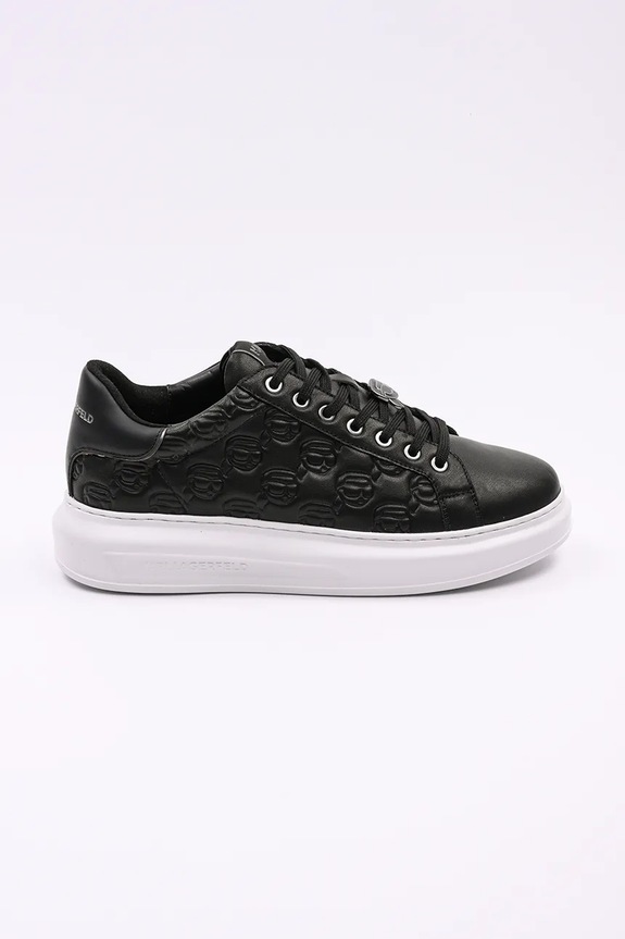 Karl Lagerfeld sneakers din piele KAPRI MENS NFT mic de statură negru KL52523F.000