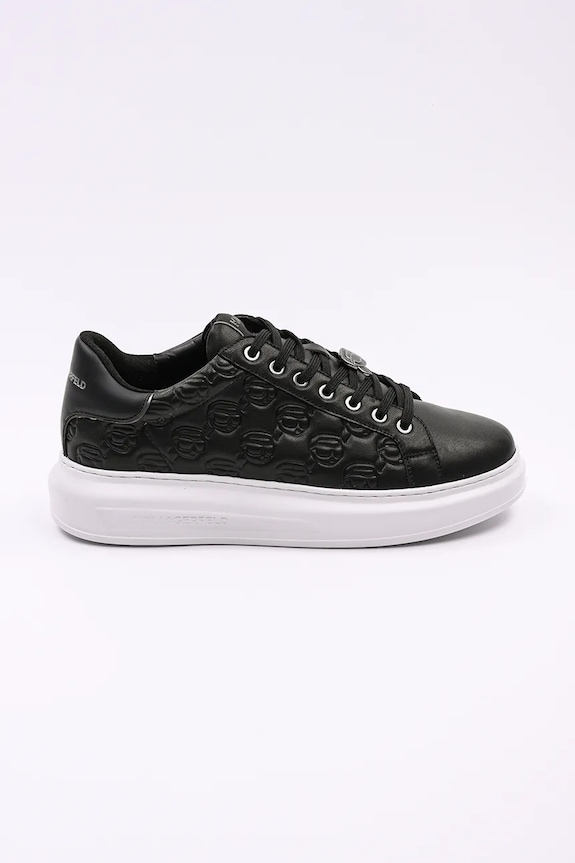 Karl Lagerfeld sneakers din piele KAPRI MENS NFT mic de statură negru KL52523F.000