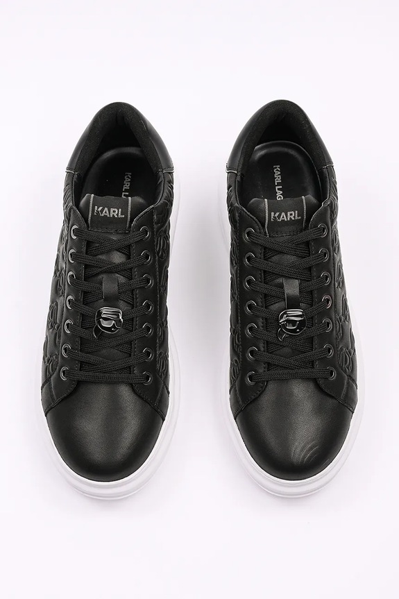Încălțăminte Karl Lagerfeld sneakers din piele KAPRI MENS NFT KL52523F.000 negru