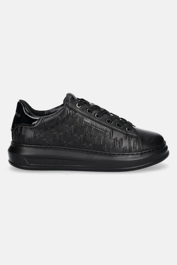 Kožne tenisice Karl Lagerfeld KAPRI MENS KL52549K.00X crna SS25