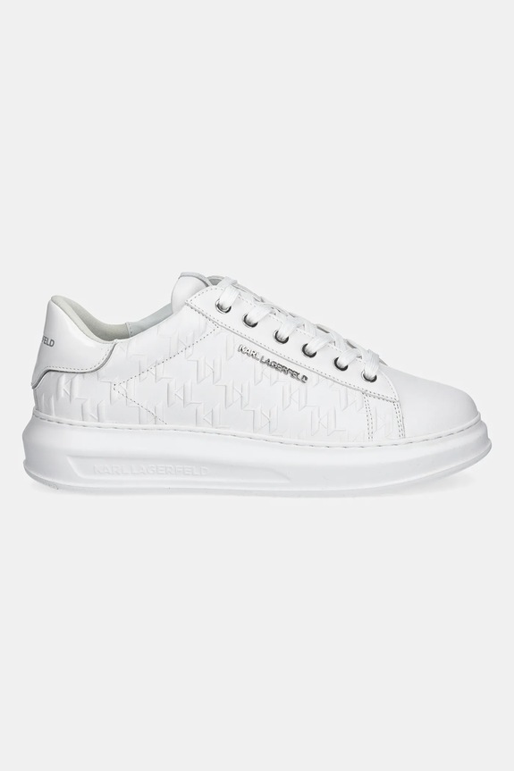 Kožené tenisky Karl Lagerfeld KAPRI MENS KL52549K.01W bílá SS25