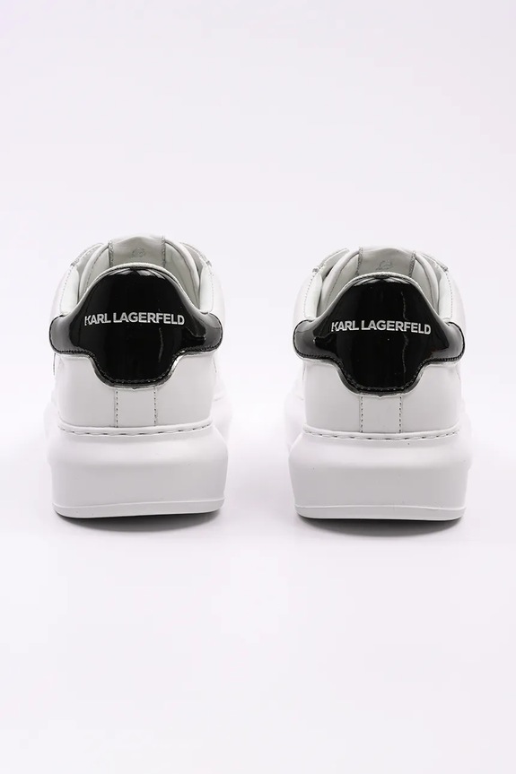 Boty Kožené tenisky Karl Lagerfeld KAPRI MENS KL52515V.011 bílá