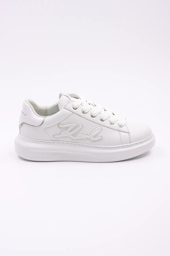 Δερμάτινα sneakers Karl Lagerfeld KAPRI MENS μικρό λευκό KL52511K.01W