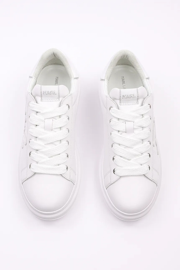 Παπούτσια Δερμάτινα sneakers Karl Lagerfeld KAPRI MENS KL52511K.01W λευκό