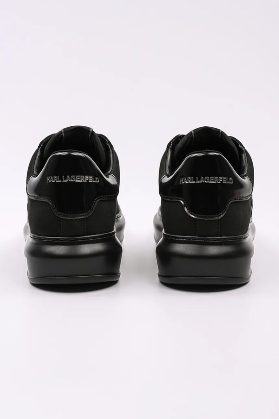 Nubukové tenisky Karl Lagerfeld KAPRI MENS KL52512K.20X čierna SS25