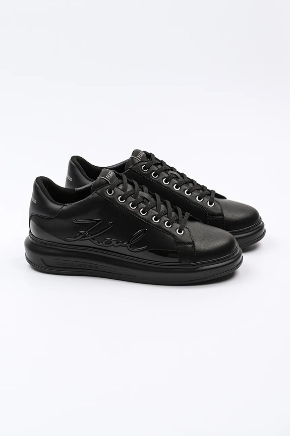 Nubukové tenisky Karl Lagerfeld KAPRI MENS KL52548F.00X čierna SS25