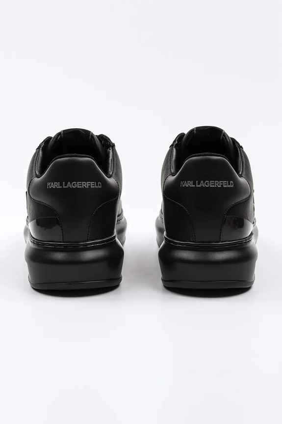 Nubukové tenisky Karl Lagerfeld KAPRI MENS čierna KL52548F.00X