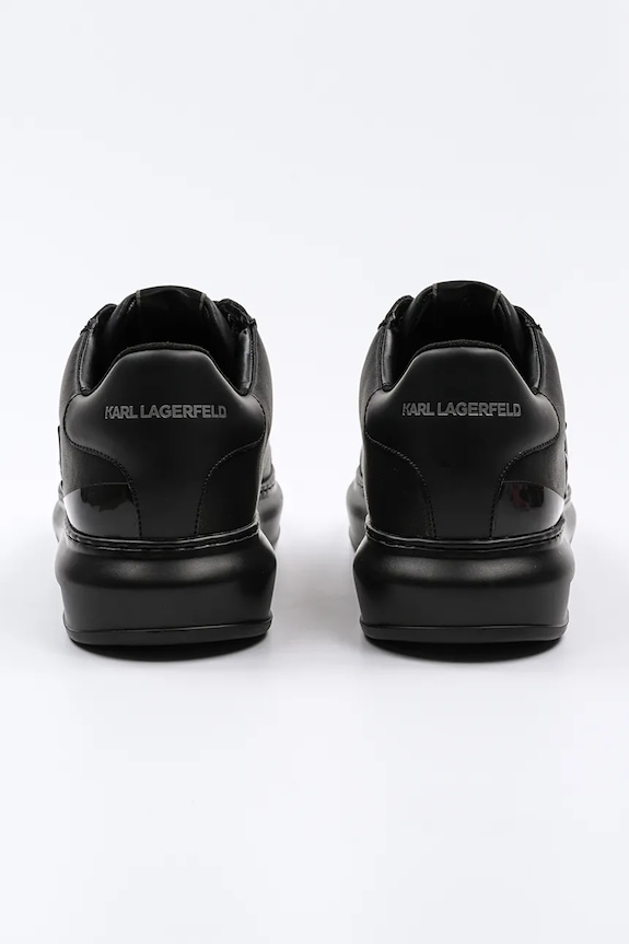 Nubukové tenisky Karl Lagerfeld KAPRI MENS čierna KL52548F.00X