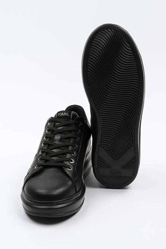 Nubukové tenisky Karl Lagerfeld KAPRI MENS KL52548F.00X čierna