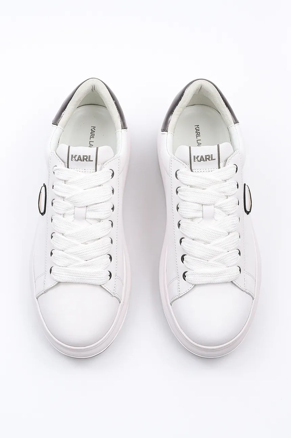 Δερμάτινα sneakers Karl Lagerfeld KAPRI LUG λευκό KL57530.01S