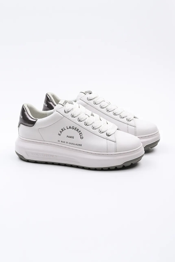 Kožené tenisky Karl Lagerfeld KAPRI LUG KL57538.01S bílá SS25
