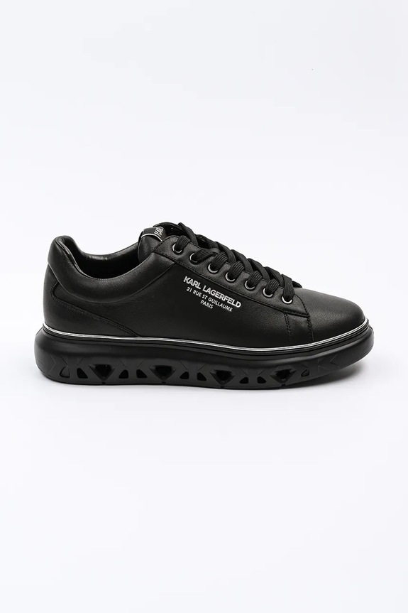 Кожени маратонки Karl Lagerfeld KAPRI KITE RSG ниска черен KL54525.00X