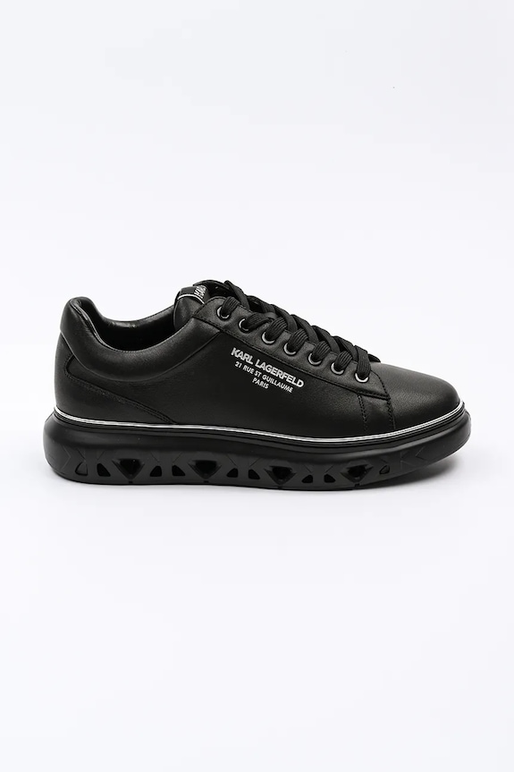 Кожени маратонки Karl Lagerfeld KAPRI KITE RSG ниска черен KL54525.00X