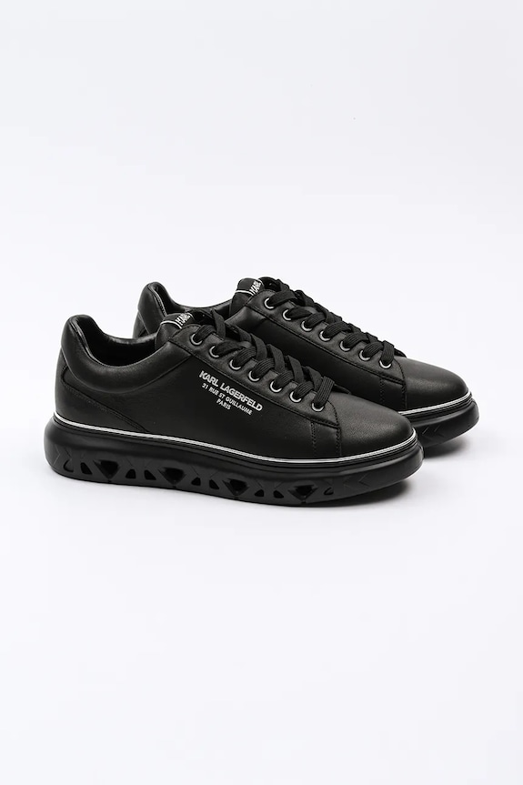 Кожени маратонки Karl Lagerfeld KAPRI KITE RSG KL54525.00X черен SS25