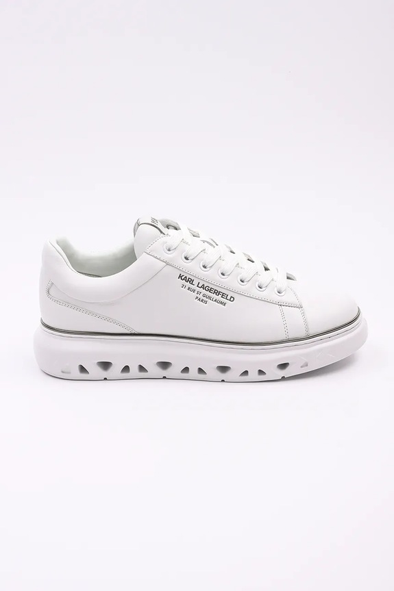 Кожени маратонки Karl Lagerfeld KAPRI KITE RSG ниска бял KL54525.011