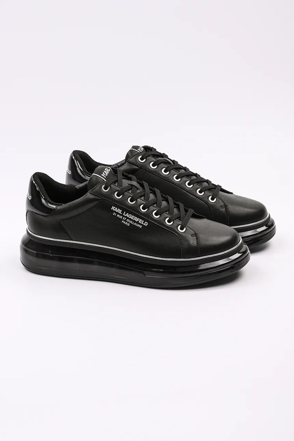 Karl Lagerfeld sneakersy skórzane KAPRI KUSHION RSG KL52615.00X czarny SS25