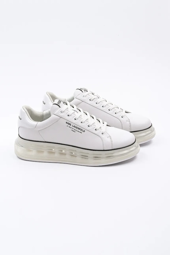 Kožené tenisky Karl Lagerfeld KAPRI KUSHION RSG KL52615.011 biela SS25