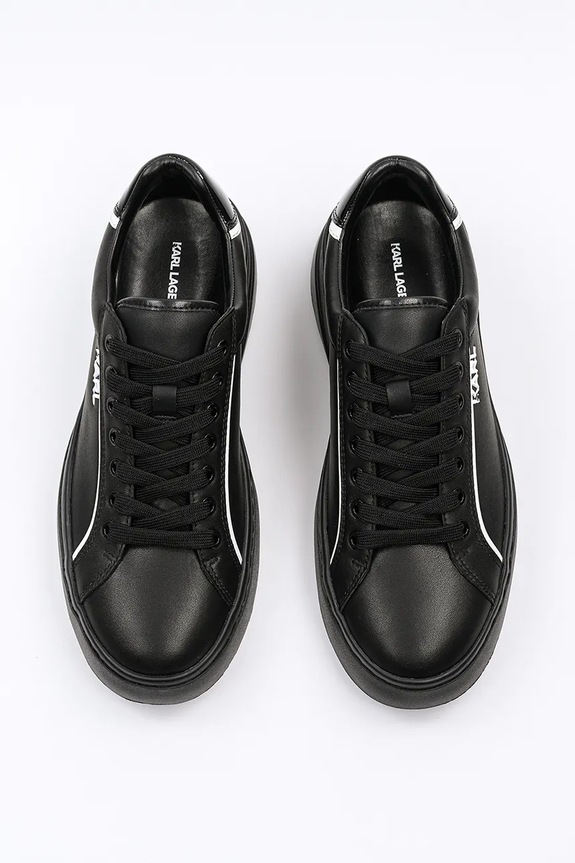 Încălțăminte Karl Lagerfeld sneakers din piele KRONOS KL54020.00X negru