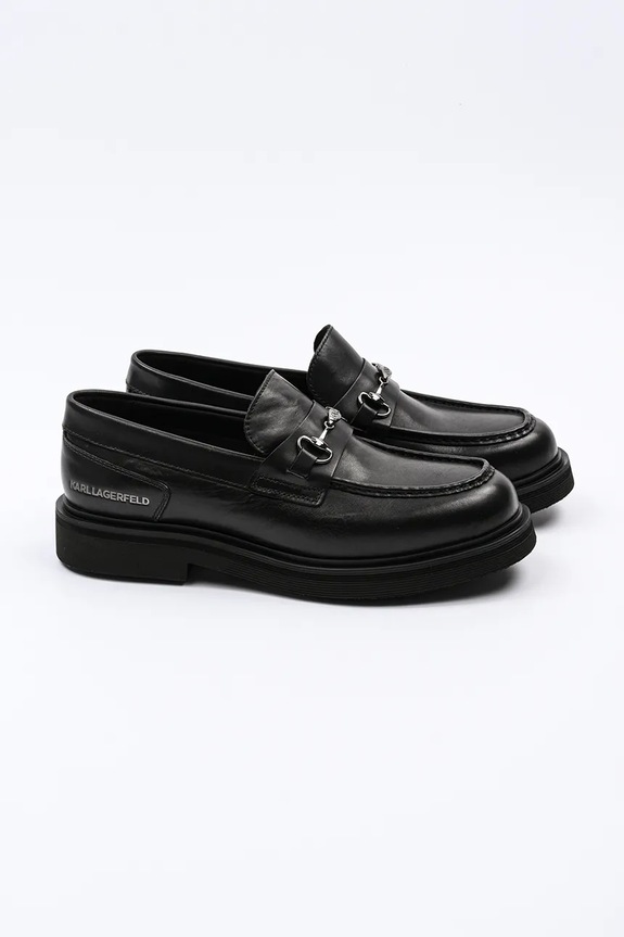 Δερμάτινα μοκασίνια Karl Lagerfeld KINGSTON KL12215.000 μαύρο SS25