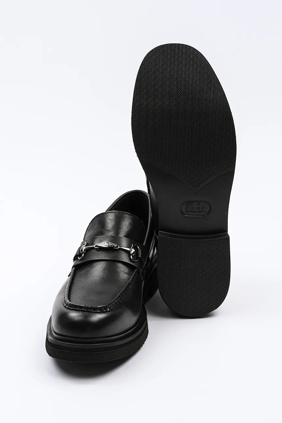 Δερμάτινα μοκασίνια Karl Lagerfeld KINGSTON KL12215.000 μαύρο