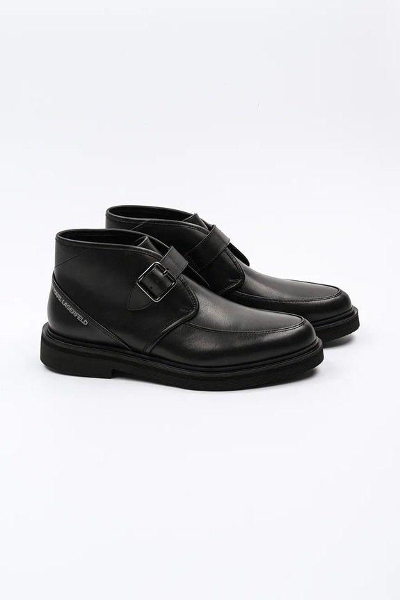 Δερμάτινα παπούτσια Karl Lagerfeld KARNABY KL10330.000 μαύρο SS25