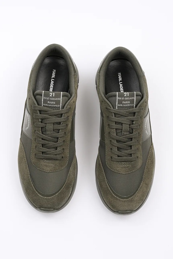 Karl Lagerfeld sneakersy SERGER KL53637.2KK zielony
