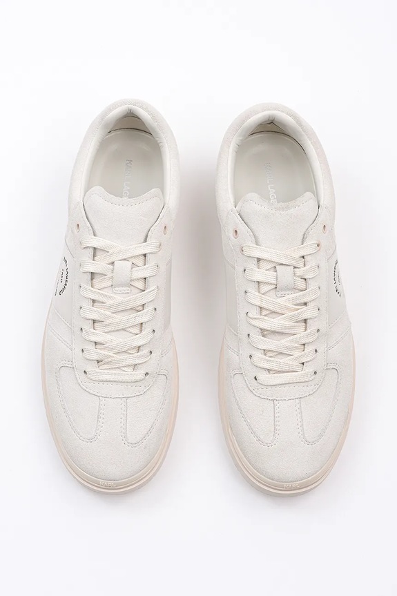 Karl Lagerfeld sneakersy skórzane ATLAS KL51837.5T1 beżowy