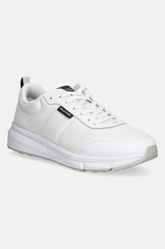 Tommy Hilfiger sneakersy LIGHTWEIGHT MODERN KNIT RUNNER syntetyczny biały FM0FM05326