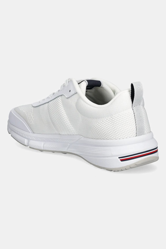 Obuwie Tommy Hilfiger sneakersy LIGHTWEIGHT MODERN KNIT RUNNER FM0FM05326 biały