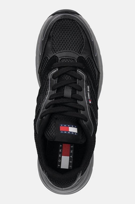 Tommy Jeans sneakers THE CONEY negru EM0EM01520