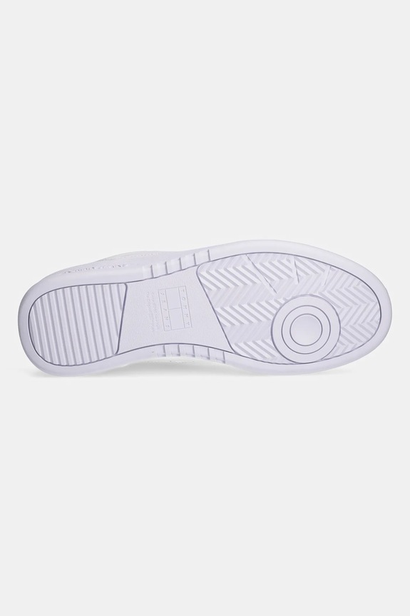Δερμάτινα sneakers Tommy Jeans TJM CUPSOLE LEATHER ESS EM0EM01443 λευκό
