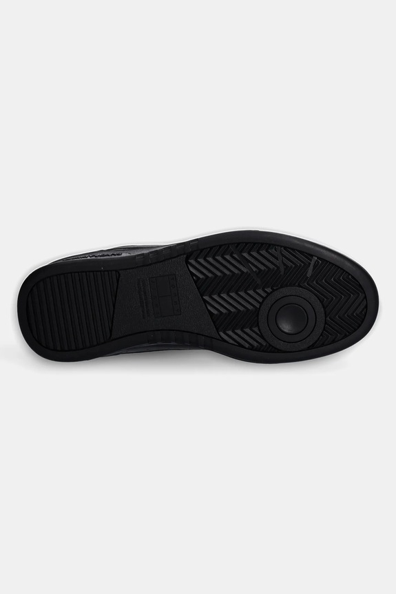 Kožené sneakers boty Tommy Jeans TJM CUPSOLE LEATHER ESS EM0EM01443 černá