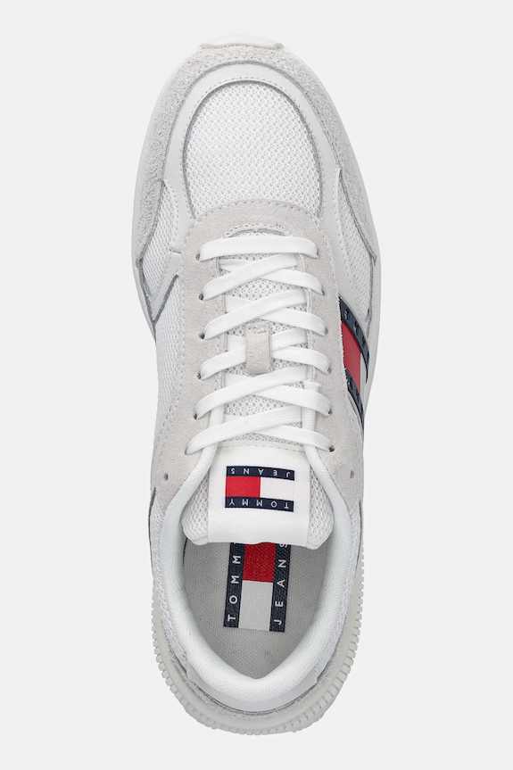 Tenisky Tommy Jeans TJM TECHNICAL RUNNER ESS biela EM0EM01537