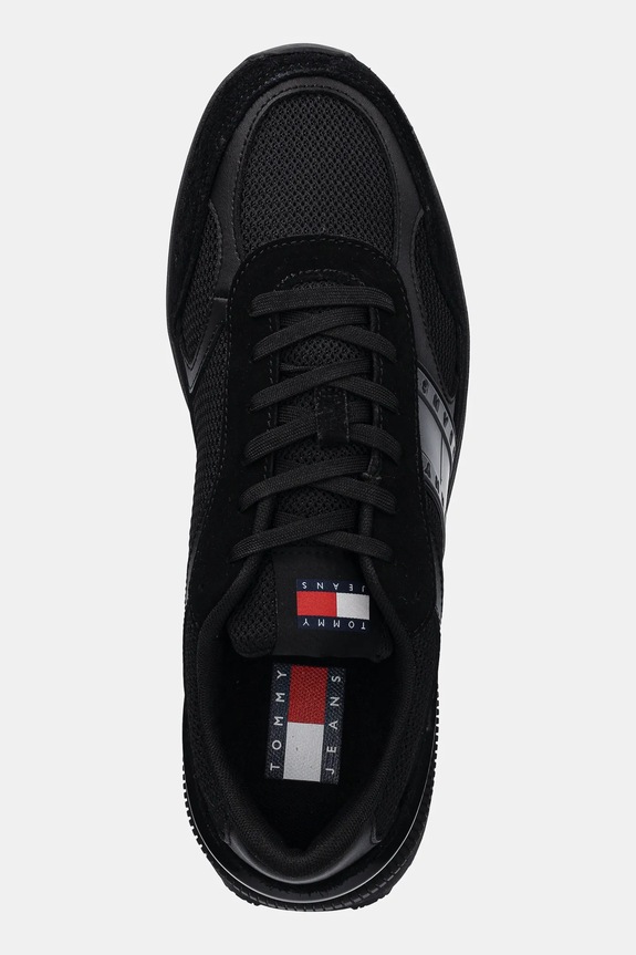 Tenisky Tommy Jeans TJM TECHNICAL RUNNER ESS čierna EM0EM01537