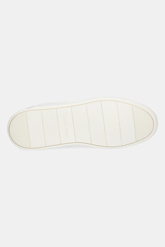 Calvin Klein sneakers LOW TOP LACE UP LOGO HM0HM01653 alb