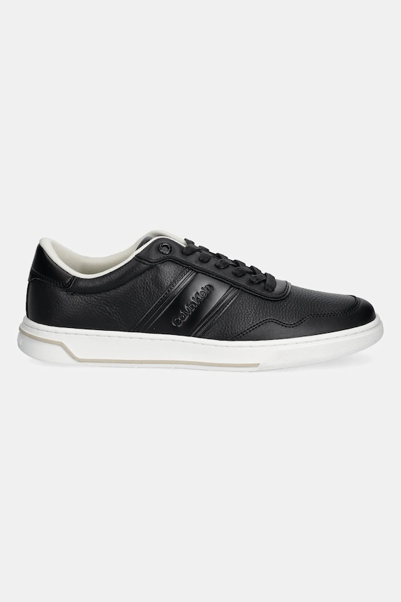 Calvin Klein sneakersy LOW TOP LACE UP LOGO HM0HM01653 czarny SS25