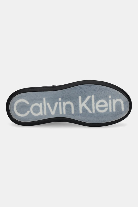 Sneakers boty Calvin Klein LOW TOP LACE UP WOVEN HM0HM01659 černá
