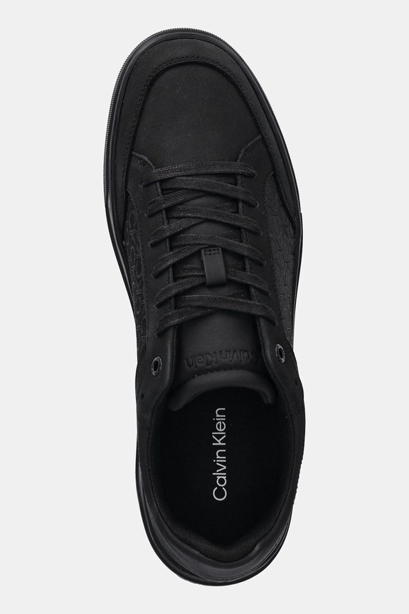 Sneakers Calvin Klein LOW TOP LACE UP MONO NB μαύρο HM0HM01663