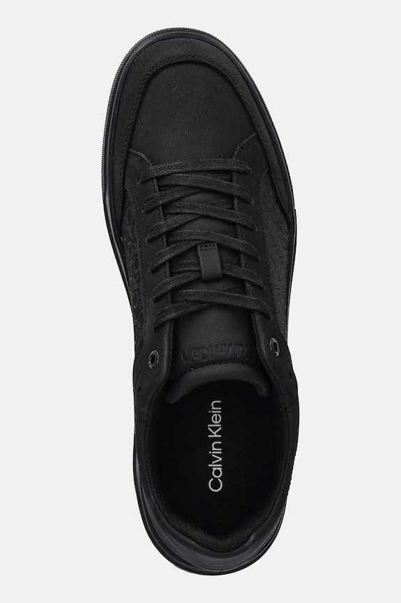 Sneakers Calvin Klein LOW TOP LACE UP MONO NB μαύρο HM0HM01663