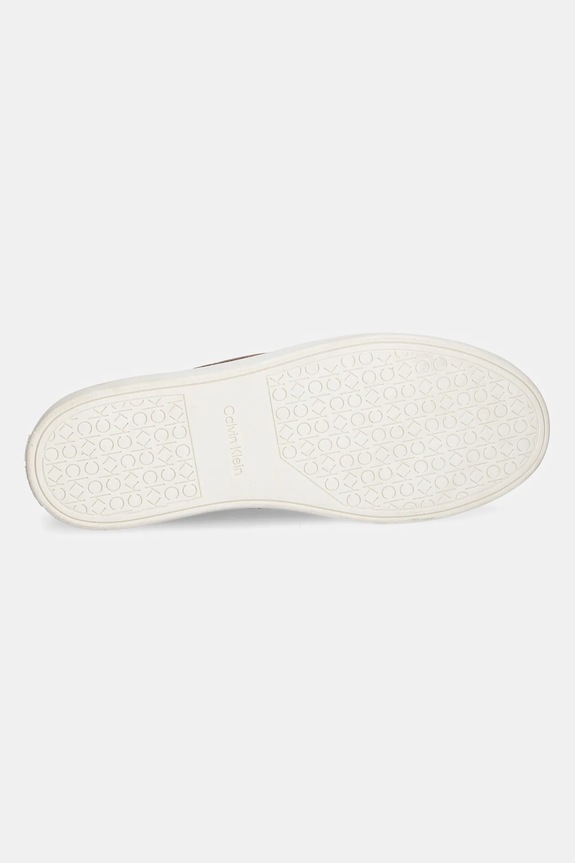 Mokasinke od brušene kože Calvin Klein MOCCASIN SUEDE HM0HM01794 smeđa