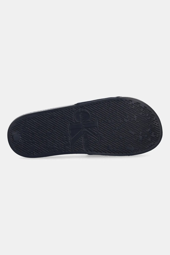 Calvin Klein Jeans klapki SLIDE MONOGRAM YM0YM01271 granatowy