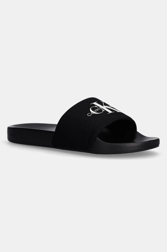 Calvin Klein Jeans papucs SLIDE MONOGRAM fekete YM0YM01271
