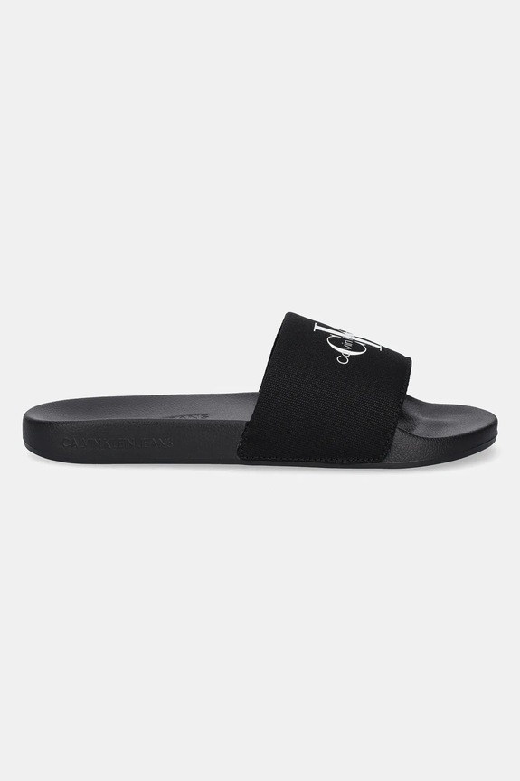 Calvin Klein Jeans papucs SLIDE MONOGRAM YM0YM01271 fekete SS25