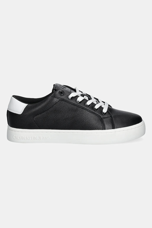Kožené tenisky Calvin Klein Jeans CLASSIC CUPSOLE LOW OHB YM0YM01164 čierna SS25