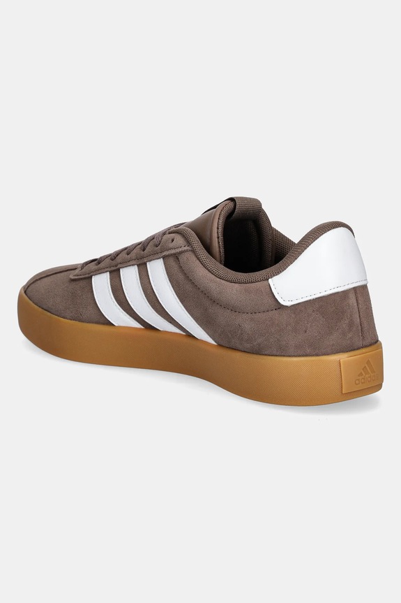 Obuća Tenisice od nubuk kože adidas Vl Court JP7536 smeđa