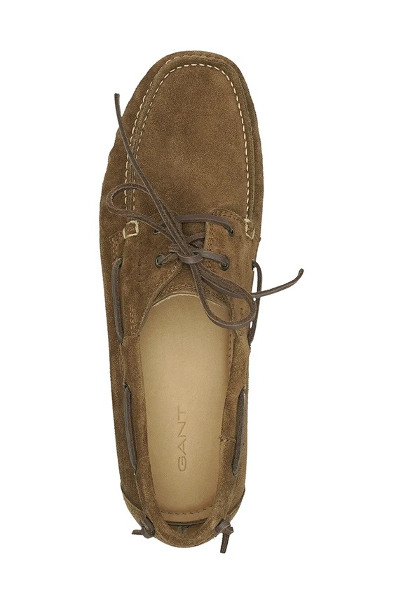 Gant mokasyny zamszowe Wilmon 30633915.G771 brązowy