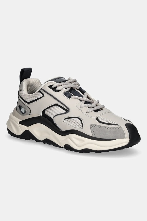 Sneakers Steve Madden Serpent απομίμηση λείου δέρματος γκρί SM12000802.005