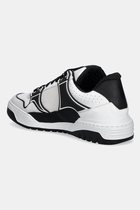 Încălțăminte Philipp Plein sneakers din piele Lo-Top Hexagon MSC4017.PLE010N.0102 alb